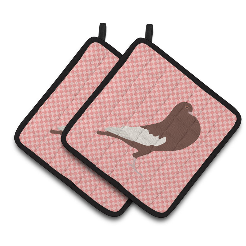 Cuisinier poignée à damier caroline anglais pouter pigeon