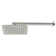 Kingston Brass Shower Scape 9-5/8-Inch Square Raindrop ABS Shower Head with 15-3/4-Inch Shower Arm