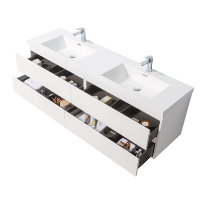 70.87 Double Bathroom Vanity
