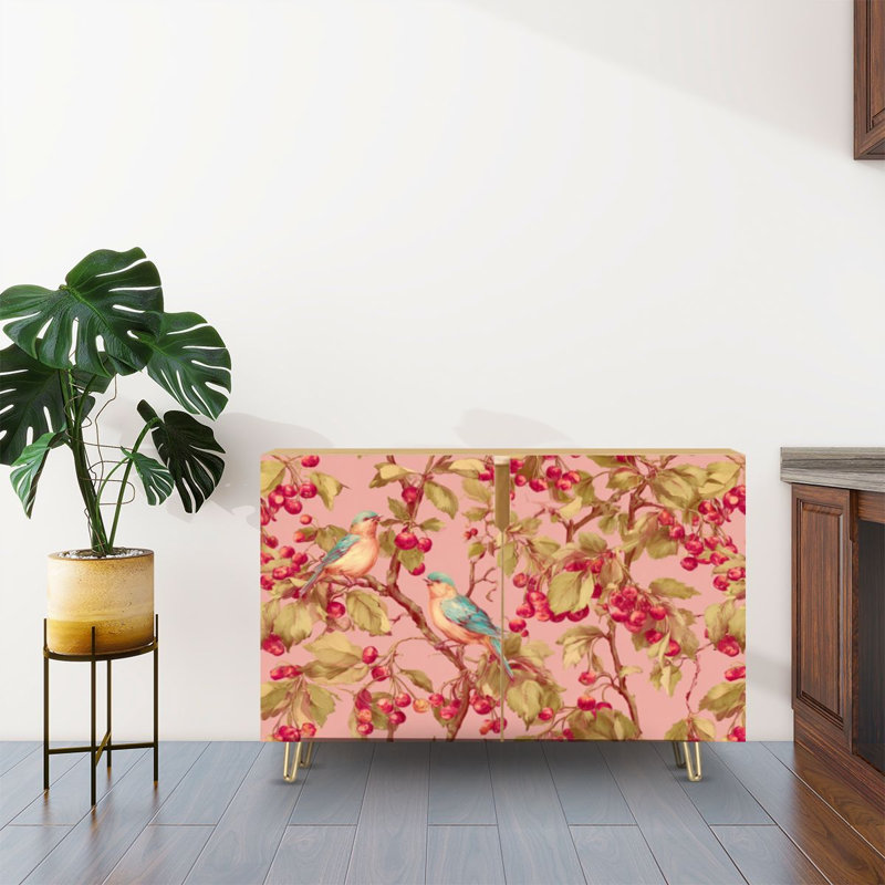 Buffet Buffet avec rangement Elegant Birds Branches