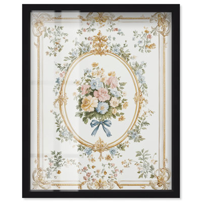 Art floral encadré Finesse I Shadowbox