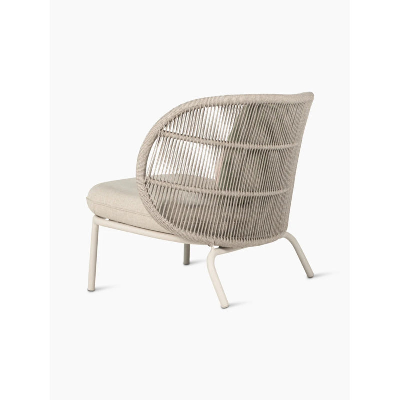 Kodo Outdoor Lounge Chair, Dune White