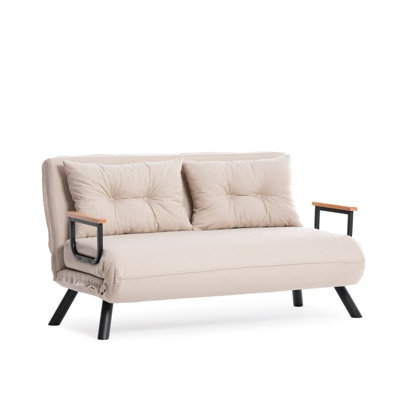 Allinson 133cm Upholstered Convertible Sofa