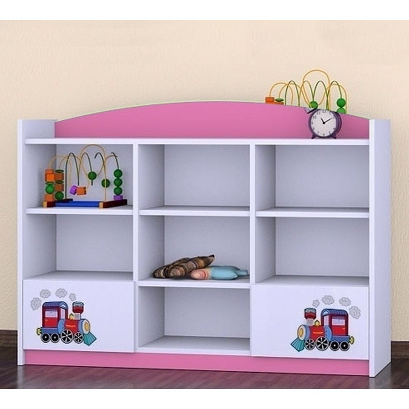Kate 92cm H X 129cm W Transportation Kids Cube, Pink