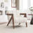 Bula Solid Wood Upholstered Armchair-1990212433
