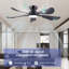Ventilateur de plafond encastré avec lumière et télécommande / app-856862587-856862589