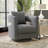 Braydyn 30'' Wide Swivel Accent Chair with an Open Back Cutout-400269426