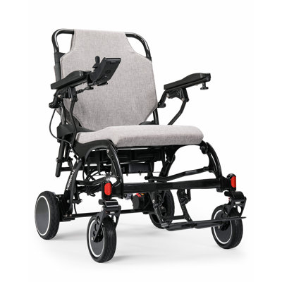 21" Wide Carbon Fiber Foldable Electric Wheelchair For Adults, Lightweight Power Mobility Chair With 20-Mile Range, Airline Approved
