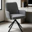 Upholstered Linen Swivel Lounge Chair-1910530830