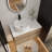 32" Floating Bathroom Vanity with Ceramic Sink and Soft-Close Cabinetry-1862335114
