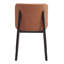 Chaise d'appoint rembourrée Eliora en brun clair et noir (ensemble de 2)