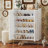 Adjustable 5-Tier Shoe Storage Cabinet – White Entryway Storage, Holds 15-20 Pairs
