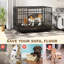 Cage à chien 48 po robuste à l'épreuve des fuites