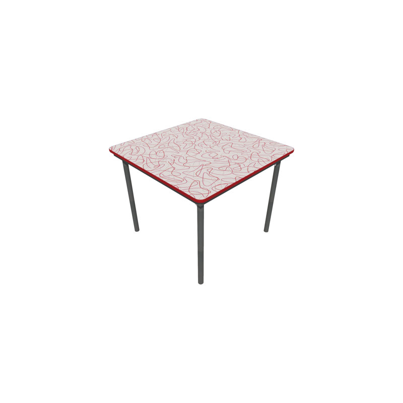 Folding Table - Particleboard Core - Square, 29'' H x 36'' L x 36'' W