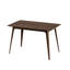 Table de salle à manger en bois de noyer massif avec pieds robustes en bois | Idée de cadeau