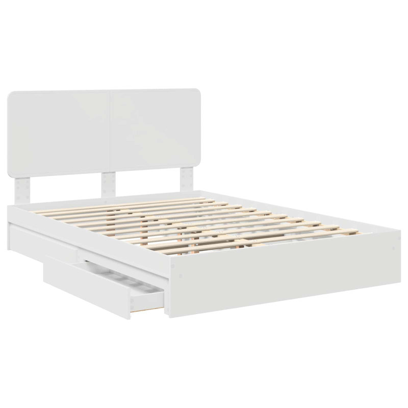 Bed, European Kingsize (160 x 200 cm), White