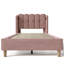 Upholstered Bed With Usb Linen-220142873-220142875