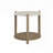 Stone Top End Table - Toffee