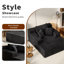 48.8 x 65 x 25.6 in Recliner for Bedroom and Living Room in As Pic, featuring Cushioned Seat