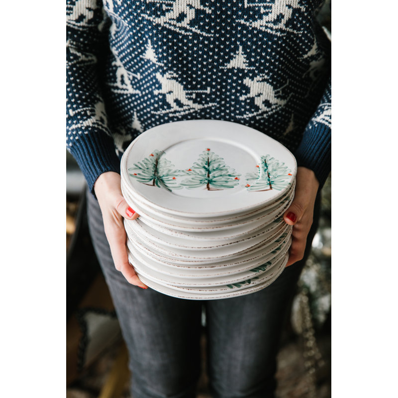 Lastra Handmade Stoneware Salad/Dessert Plate