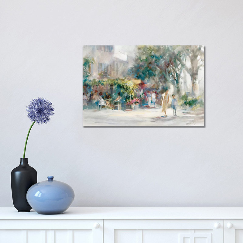 Shady Sunday by Willem Haenraets - Wrapped Canvas Painting, 30.48 cm H x 45.72 cm W
