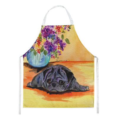 No Pattern Bib Apron
