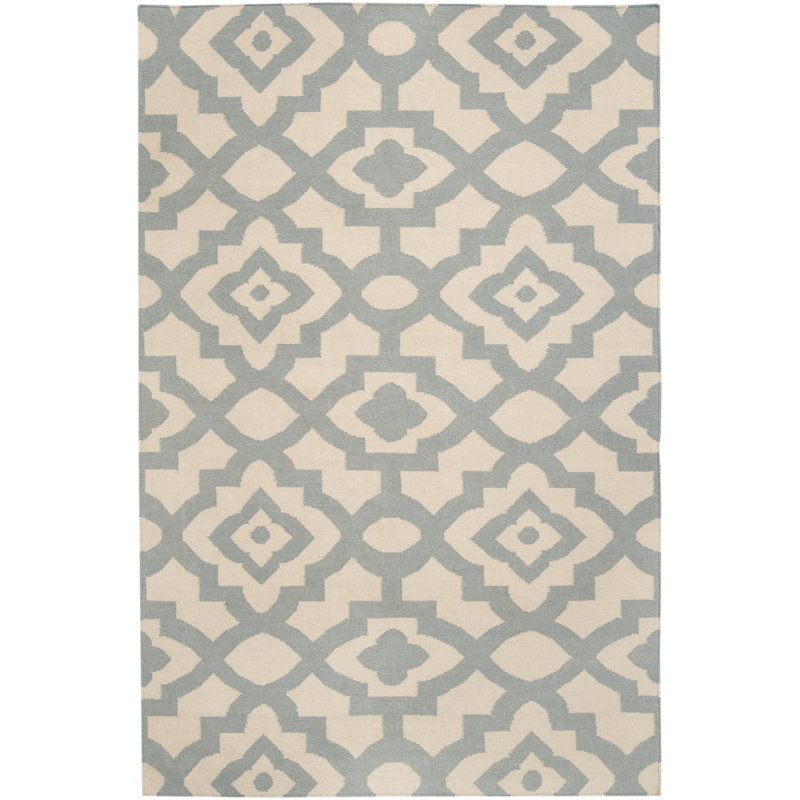 Brunilda Wool Geometric Indoor Rug, Rectangle 3'6" x 5'6"