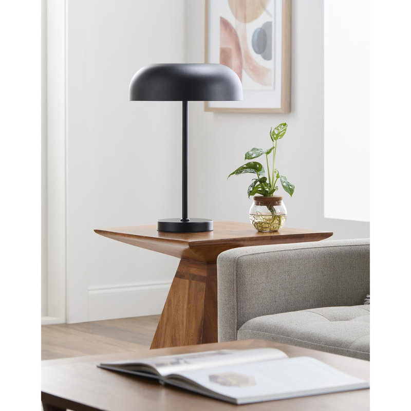 Cheena Accent Table Lamp, Black