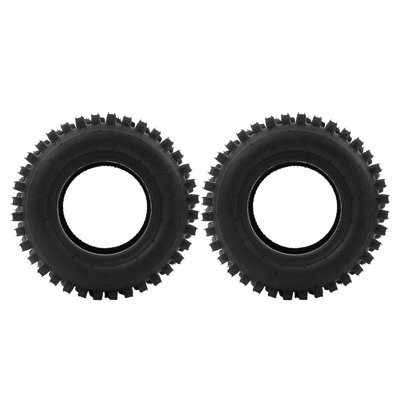 13x4.10-6 ATV/UTV Tires 2PCS 4PR Tubeless Lawn Mower Tires Lawn Mower Replacement Tyre for Snow Blower Tractor Small Utility Equipment