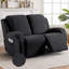 Housse pour canapé en jacquard doux à 1, 2 ou 3 sièges avec housse de canapé extensible, protecteur de meuble lavable à la machine avec poches latérales-480326857