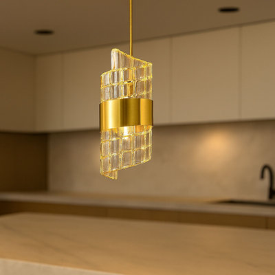 1 - Light Gold Pendant