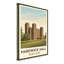 Hardwick Hall, England - Elizabethan Splendour Travel Poster Of Castle And Countryside. Giclee Print On Wrapped Canvas. Wall Art, Home Decor - Castles & Palaces, England - Wrapped Canvas Print-896883686