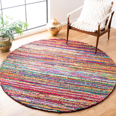 Anaheim Hand Tufted Cotton Striped Rug