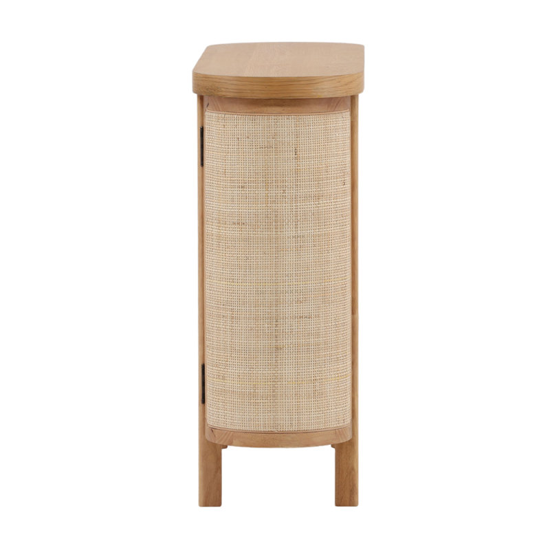 Elara 36" Tall 2-Door Sideboard Cabinet, Natural