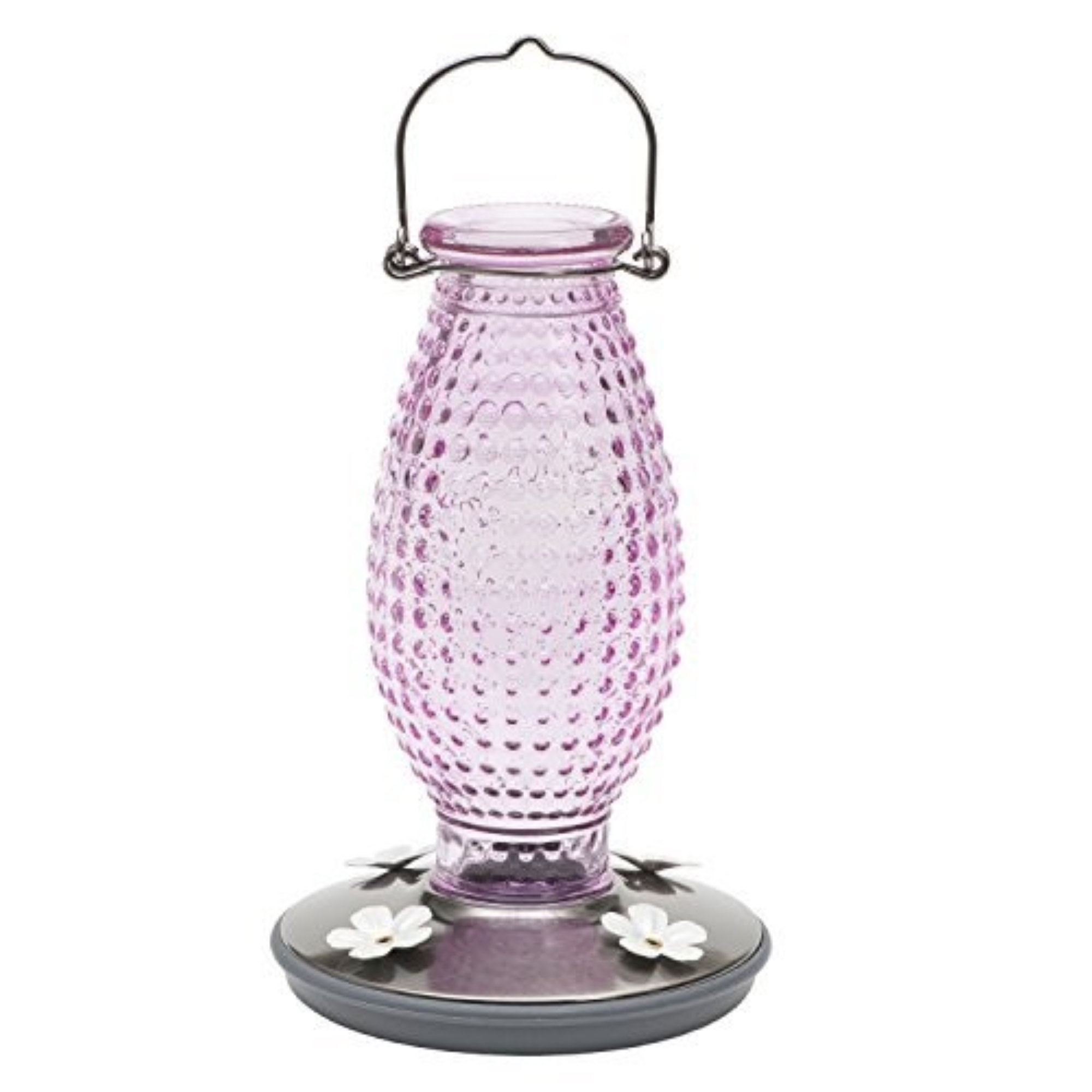 Arlmont & Co. Lakesa Glass Hanging Hummingbird Feeder | Wayfair