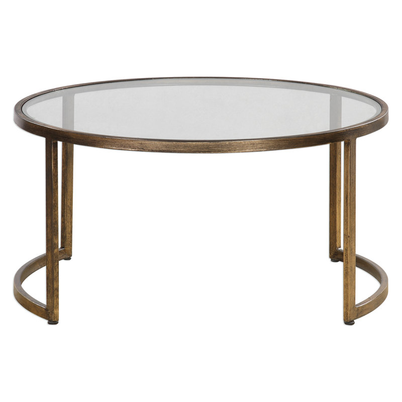 Lavi Glass Top Nesting Coffee Table