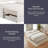 Melody Twin to King Extendable Day Bed with Storage, White-1126822516