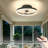 16" Modern Ceiling Fan with Dimmable LED Light-129703409