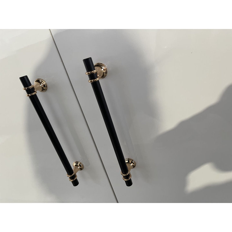 Ensemble de meuble-lavabo double 72 po Glasgow, Gris foncé à haute brillance, Blanc