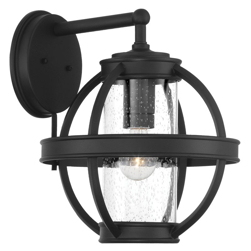 Lanterne murale d'extérieur Cranleigh Sand Coal, 100, H 15,63 po x l 12,5 po x P 13,75 po