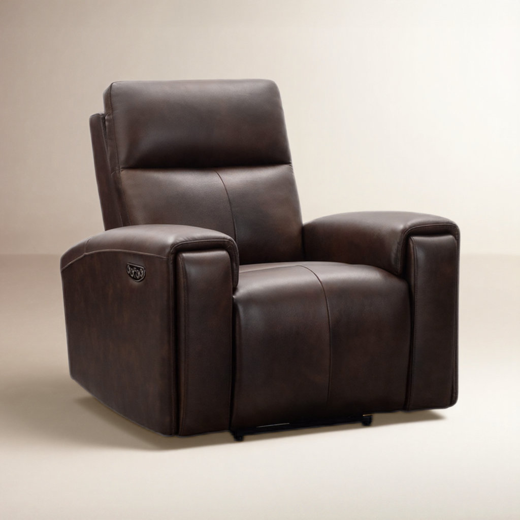 Shippenville Genuine Leather Power Recliner