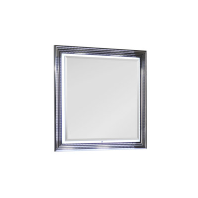 MOON SMOOTH WHITE MIRROR WITH LED