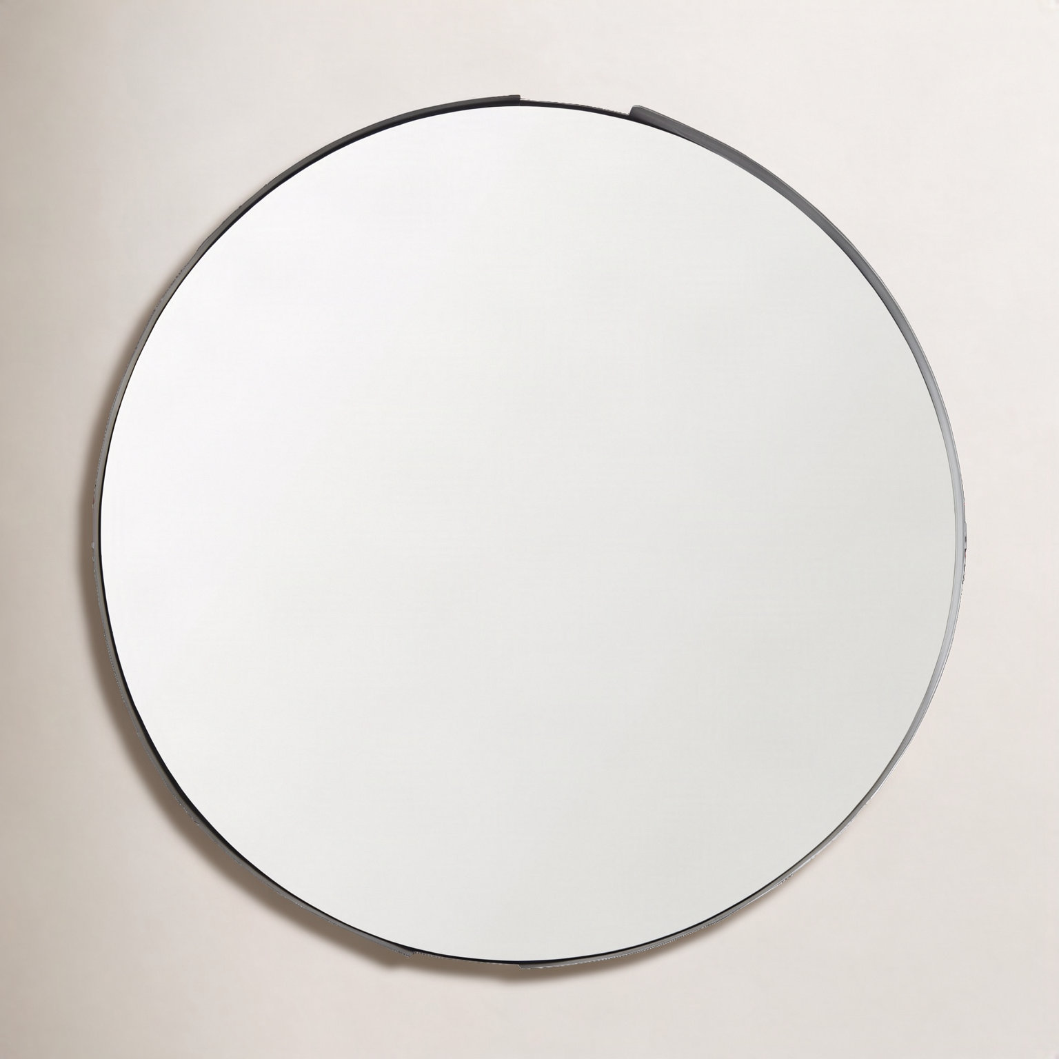 Valo 24" Accent Mirror, Black