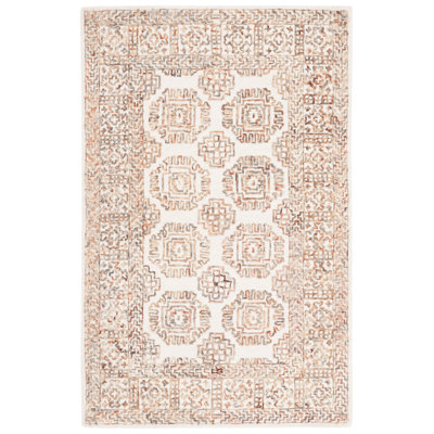 Hand Tufted Wool/Cotton Oriental Rug in Ivory/Sage