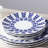 Noritake Sandefjord Set Of 4 Coupe Salad Plates, 8-1/4"