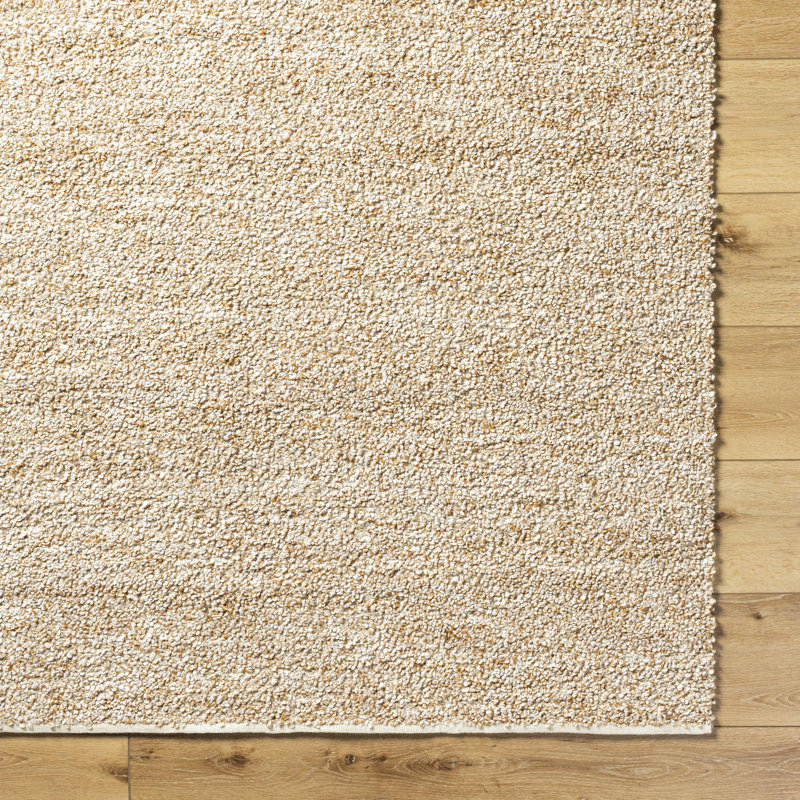 Tapis en cendre / kaki Harvetta, Rectangle 9 pi x 12 pi