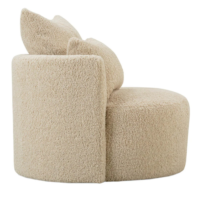 Leander 19" W Polyester Barrel Chair