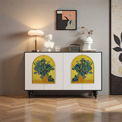 Modern Artistic Wood Sideboard