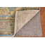 Tapis traditionnel rétro en laine vert 6 x 9