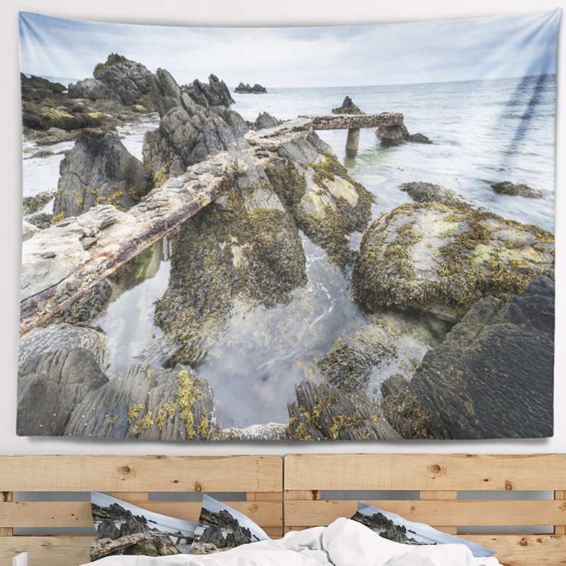 Tapisserie marine Seascape, H 32 po x l 39 po
